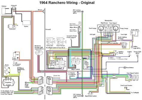 1964 ford wire harness 