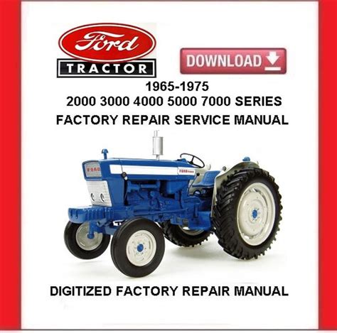 1965 1975 Ford 2000 To 7000 Tractor Service Repair Workshop Manual Download