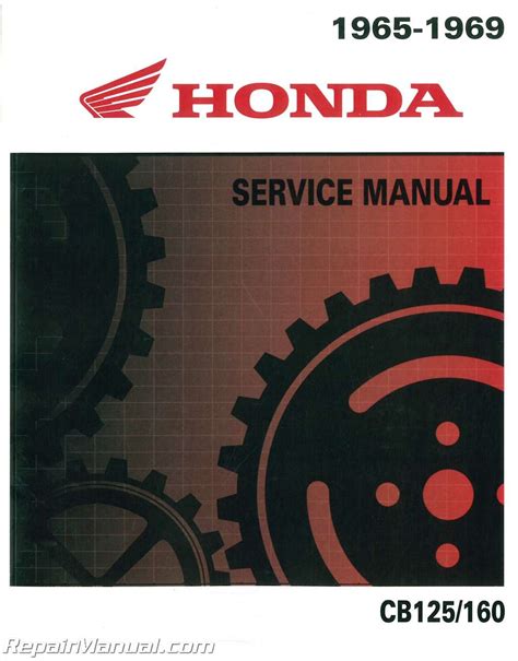 1965 1975 Honda Cb125 Cb160 Workshop Repair Service Manual 9734 Complete Informative For Diy Repair 9734