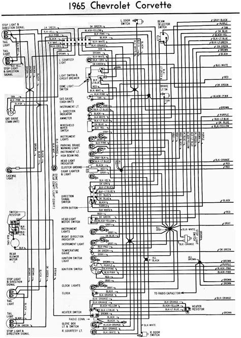 1965 Chevy Corvette Wiring Diagram