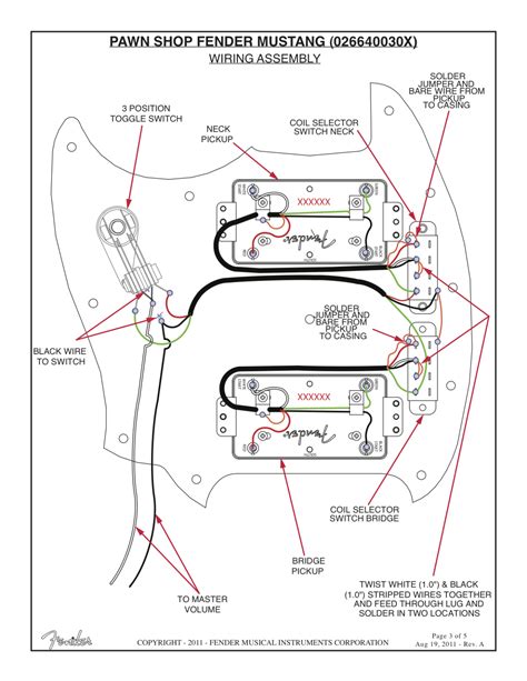 1965 Fender Mustang Wiring Diagram