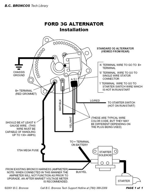 1965 Ford Mustang Alternator Wiring Diagram Starter Relay Fan