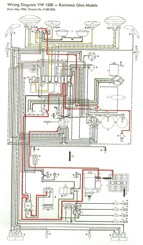 1965 Volkswagen Bus Wiring Diagram