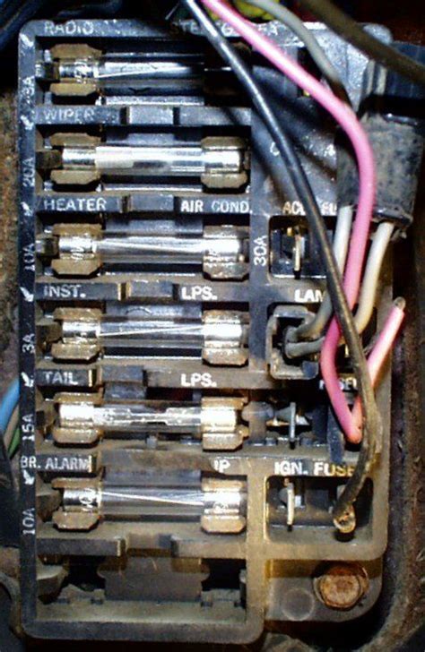 1965 chevelle fuse block diagram 