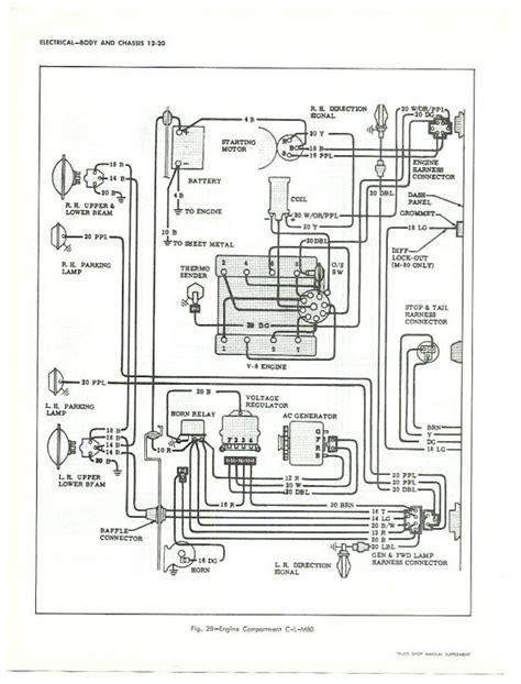 1965 chevrolet c20 truck wiring diagram 