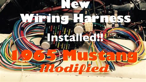 1965 mustang console wiring harness 