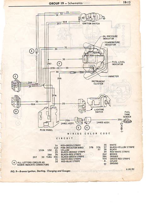 1966 77 bronco wiring diagram 