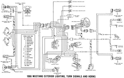 1966 Mustang Brake Light Wiring Diagram