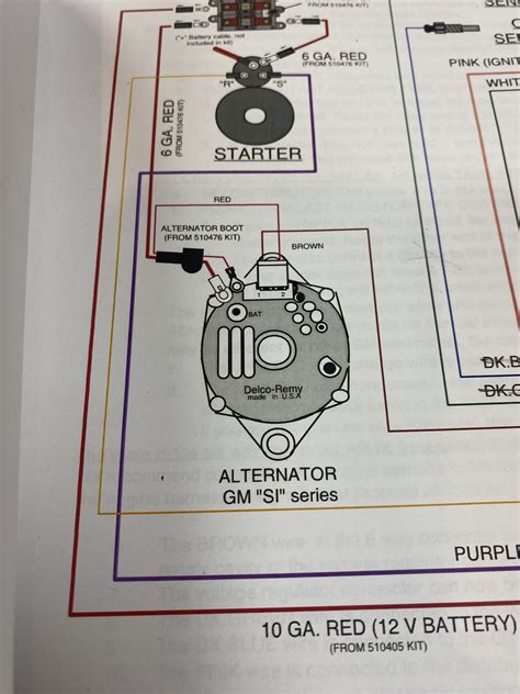 1966 chevy alternator wire diagram 