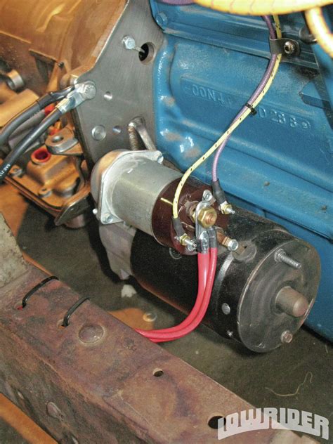 1966 chevy starter wiring 