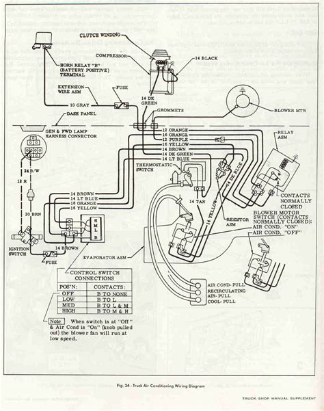 1966 chevy truck heater wiring 