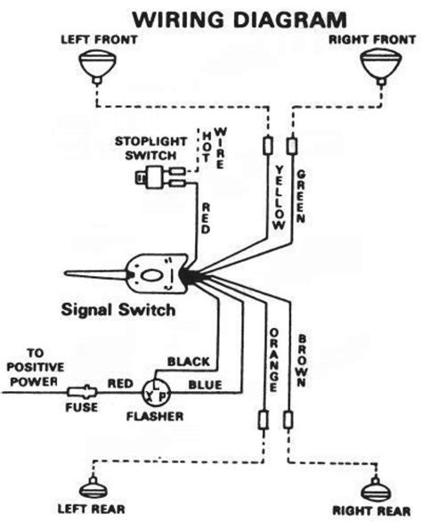 1966 ford f100 blinker switch wiring 