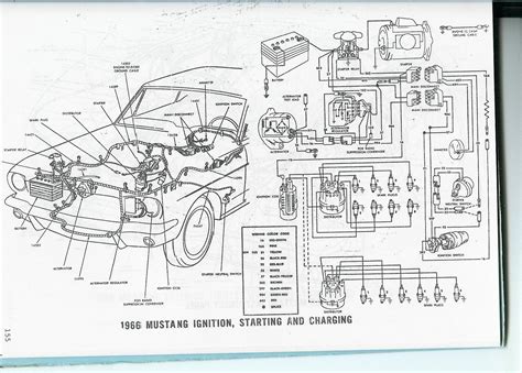 1966 mustang radio wiring diagram 