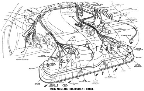 1966 mustang wiring harness kit 