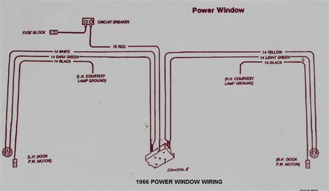 1967 Corvette Power Window Wiring Diagram