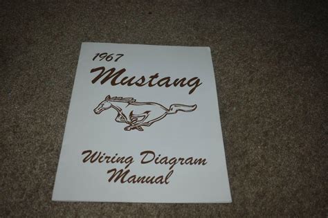 1967 Ford Mustang Wiring Diagram Manual Reprint