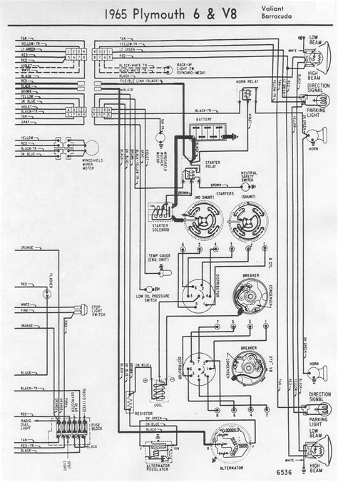 1967 Plymouth Barracuda Wiring Diagram