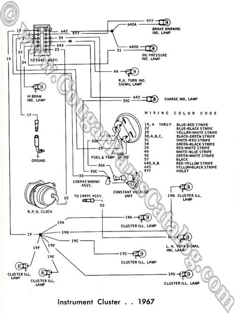 1967 cougar wiring diagram 