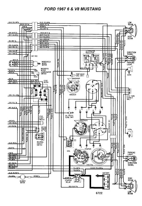 1967 mustang engine wiring 