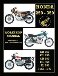 1968 1973 Honda 250 350 Cb250 Cl250 Cb350 Cl350 Sl350 Motorcycle Workshop Repair Service Manual 10102 Quality