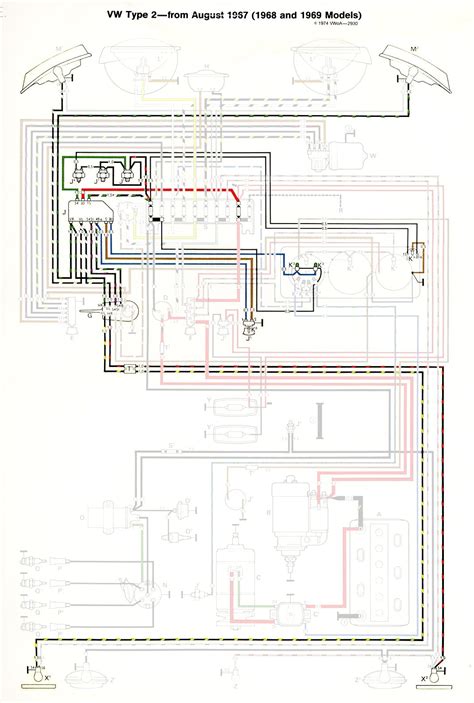 1968 69 Bus Wiring Diagram