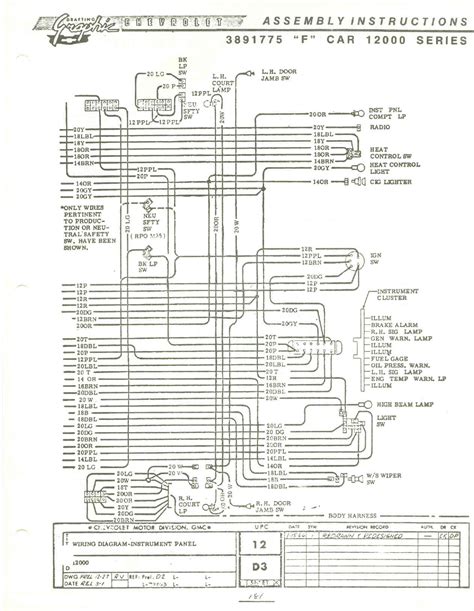 1968 Camaro Wiring Harness Diagram Circuit