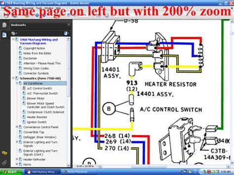 1968 Mustang Ignition Switch Wiring Diagram