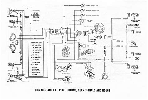 1968 Mustang Turn Signal Switch Diagram Wiring Schematic