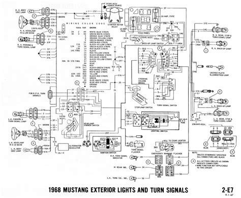 1968 Mustang Wiring Diagram Column