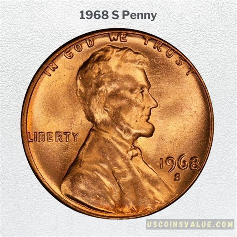 1968 Penny Value Chart