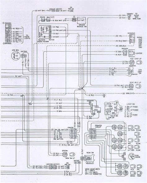 1968 camaro dash harness diagram wiring schematic 