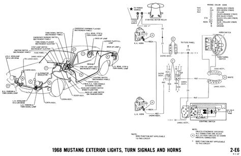 1968 mustang backup light wiring diagram 