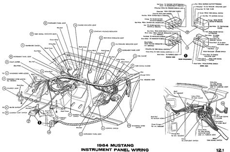 1969 Mustang Instrument Panel Diagram Wiring Schematic