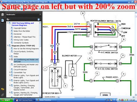 1969 mustang engine diagram wiring schematic 