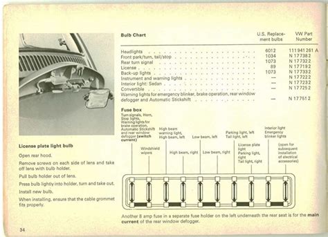 1969 vw beetle fuse box 