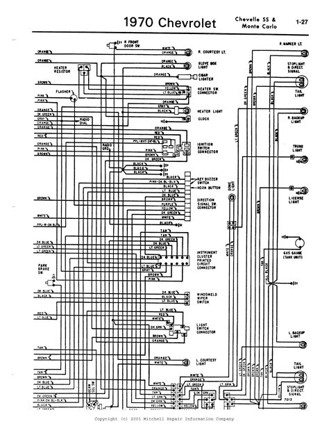 1970 Chevelle Steering Column Wiring Diagram