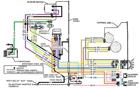 1970 Chevy Blower Motor Wiring Diagram