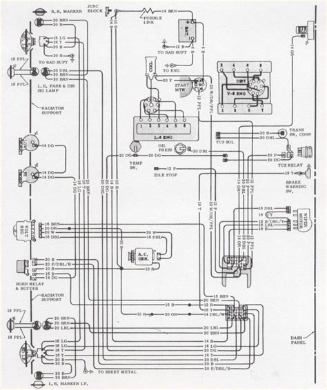 1970 camaro dash wiring diagram 