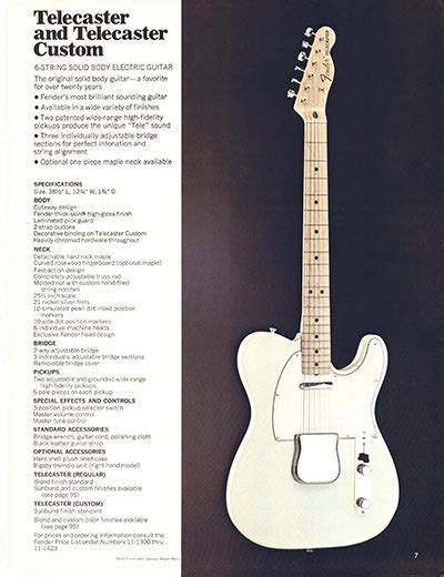 1970 Fender Catalog