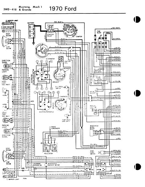 1970 mustang ignition wiring diagram 