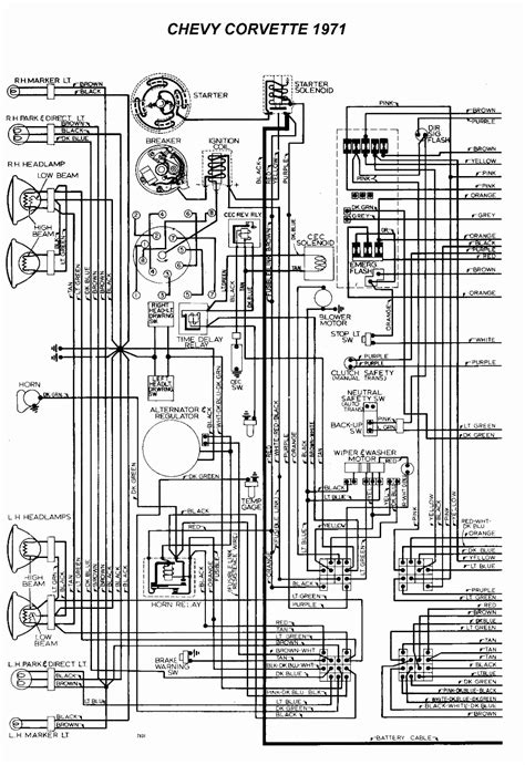 1971 Corvette Wiring Diagram Pdf