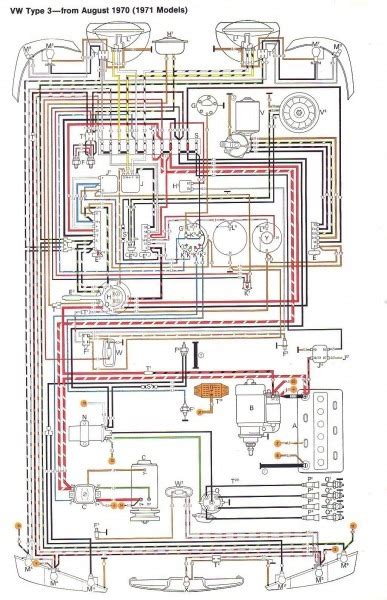 1971 vw bus wiring harness 