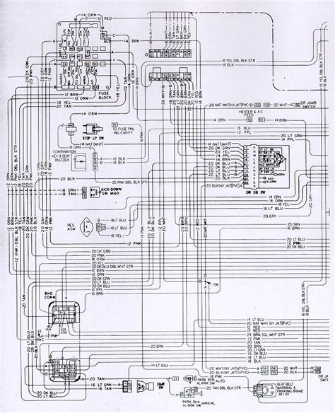 1972 Camaro Wiring Diagram Schematic