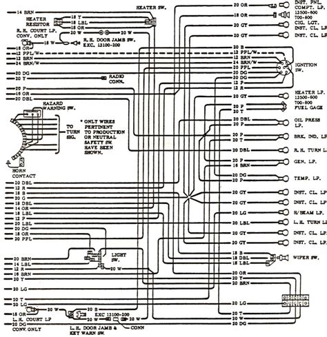 1972 Chevelle Dash Wiring Diagram