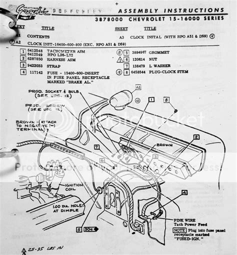 1972 Chevelle Wiring Diagram Tachometer