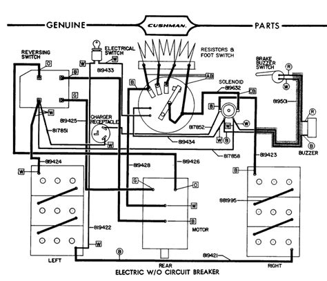 1972 Cushman Golf Cart Wiring Diagram