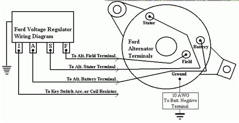 1972 Ford Regulator Wiring Diagram