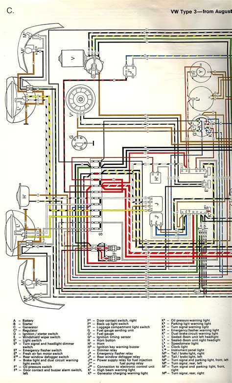 1972 Volkswagen Type 3 Wiring Diagram