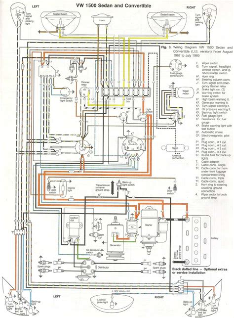 1972 Vw Bug Wiring Diagram Lighting