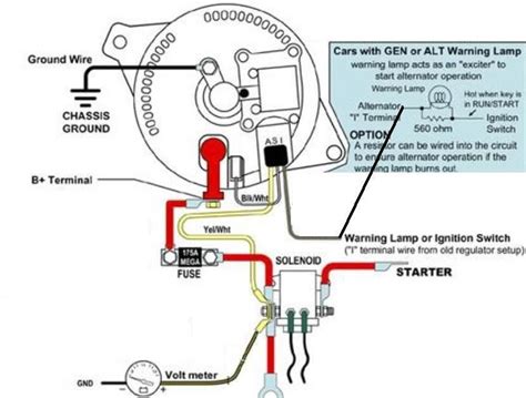 1972 ford alternator diagram 